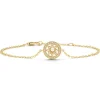 Birthstones geelgouden armband parel (Juni)
