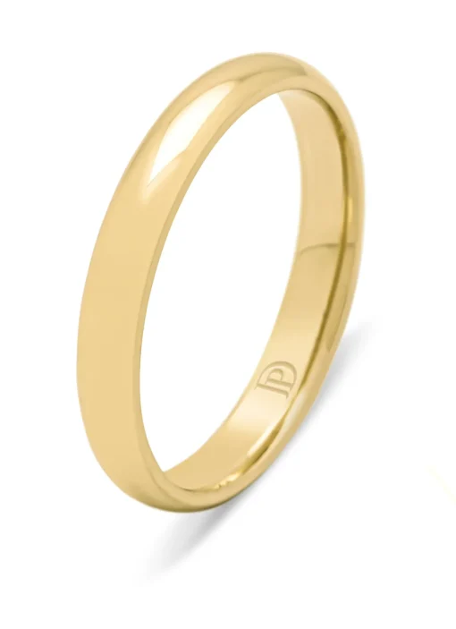 Geelgouden 18 kt trouwring