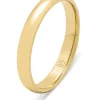 Geelgouden 14 kt trouwring, Wedding