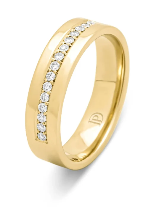 Geelgouden 18 kt trouwring, Wedding