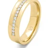 Geelgouden 14 kt trouwring, Wedding
