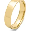 Geelgouden 14 kt trouwring, Wedding