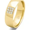 Geelgouden 14 kt trouwring, Wedding