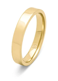 Geelgouden 14 kt trouwring, Wedding