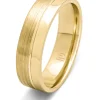 Geelgouden 14 kt trouwring, Wedding