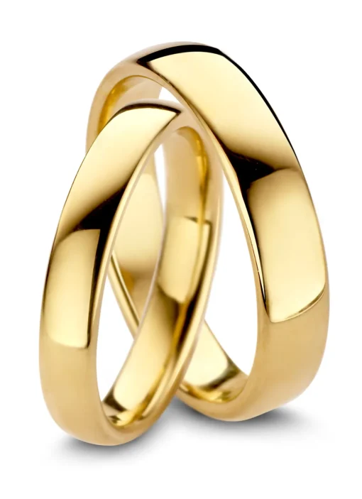 Geelgouden 18 kt trouwring, Wedding