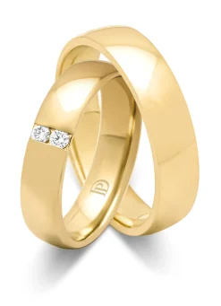 Geelgouden 18 kt trouwring, Wedding