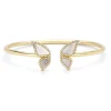 Geelgouden armband, 0.24 ct diamant, Butterfly Kisses