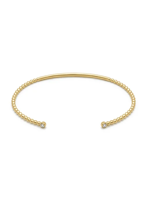 Geelgouden armband, 0.10 ct diamant, Joy