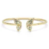 Geelgouden armband, 0.13 ct london topaas, Butterfly Kisses