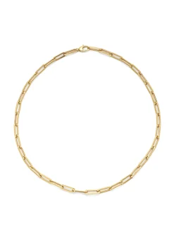 Geelgouden collier Closed Forever 50 cm