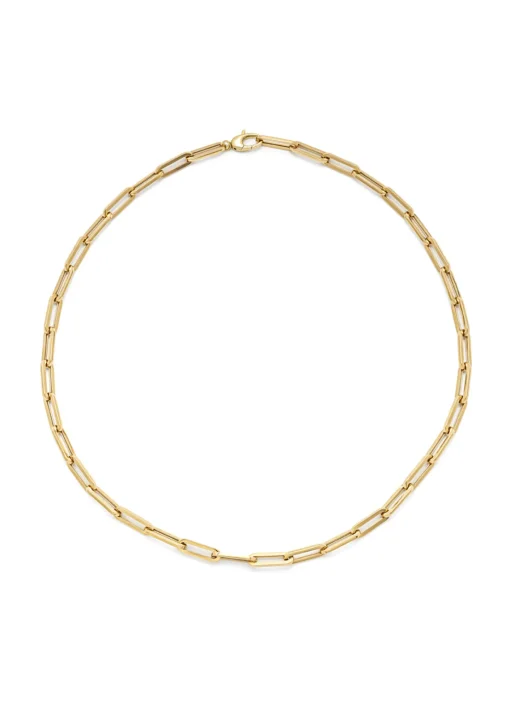 Geelgouden collier Closed Forever 50 cm
