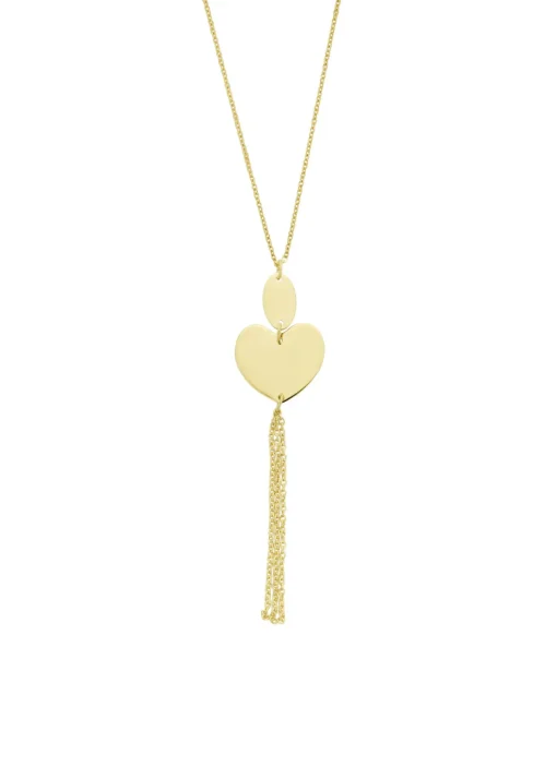 Geelgouden collier Marigold