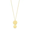 Geelgouden collier Marigold