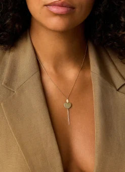 Geelgouden collier Marigold