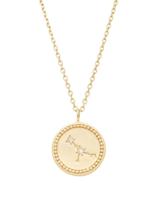 Geelgouden collier, Zodiac-Cancer (Kreeft)