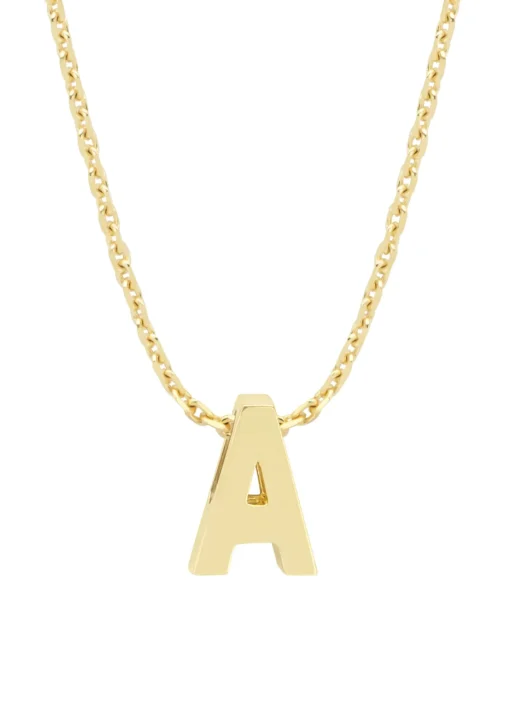 Geelgouden hanger A, Alphabet