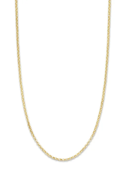 Geelgouden jasseron collier Timeless Treasures (42cm)