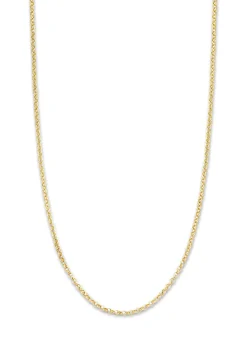 Geelgouden jasseron collier Timeless Treasures (45cm)