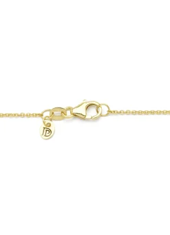Geelgouden jasseron collier Timeless Treasures (42cm)