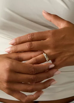 Geelgouden 14k trouwring, Wedding
