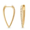 Geelgouden oorsieraden, 0.40 ct diamant, Gallery