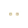 Geelgouden oorsieraden, 0.08 ct diamant, Joy