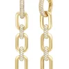 Geelgouden oorsieraden, 0.58 ct diamant, Timeless Treasures