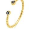 Geelgouden ring, 0.10 ct blauwe saffier, Joy