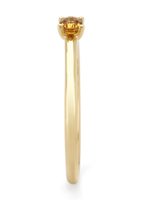 Geelgouden ring, 0.16 ct citrien, Joy