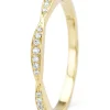 Geelgouden ring, 0.09 ct diamant, Ensemble