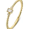 Geelgouden ring, 0.07 ct diamant, Joy