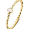 Geelgouden ring, 0.09 ct diamant, Joy