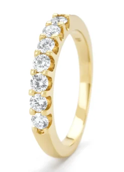 Geelgouden ring, 0.50 ct diamant, Wedding