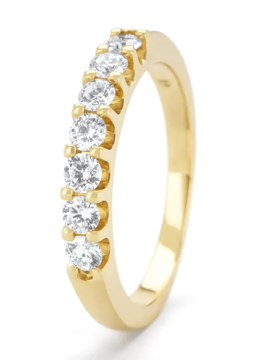 Geelgouden ring, 0.50 ct diamant, Wedding