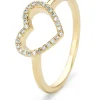 Geelgouden ring, 0.08 ct diamant, Dreamer