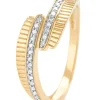 Geelgouden ring, 0.11 ct diamant, Alliance