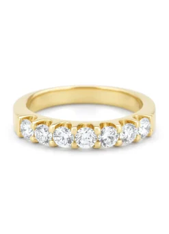 Geelgouden ring, 0.77 ct diamant, Wedding