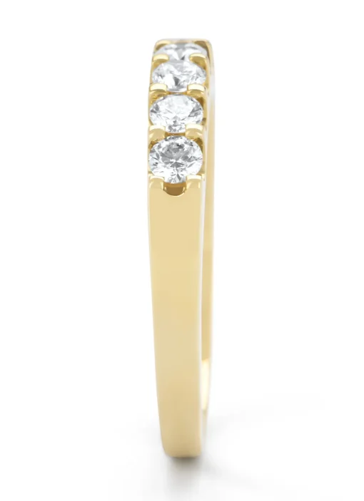 Geelgouden ring, 0.50 ct diamant, Wedding