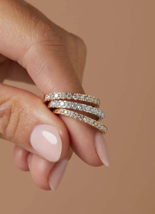 Geelgouden ring, 0.33 ct diamant, Wedding