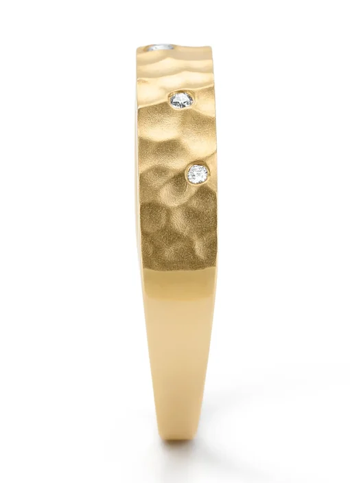 Geelgouden ring, 0.05 ct diamant, Timeless Treasures