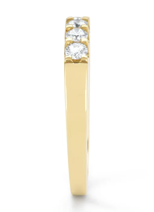 Geelgouden ring, 0.35 ct diamant, Wedding