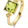 Geelgouden ring, 2.35 ct peridoot, Philosophy