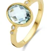 Geelgouden ring, 2.40 ct topaas, Philosophy