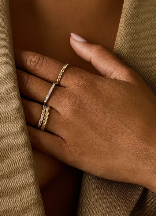 Geelgouden ring Ensemble
