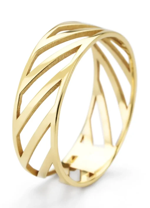 Geelgouden ring Marigold