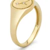 Geelgouden zegelring, Zodiac-Cancer (Kreeft)