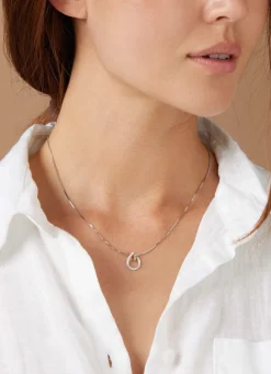 Gouden hanger, 0.06 ct diamant, Ensemble