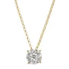 Gouden hanger met collier, 0.28 ct diamant, Enchanted