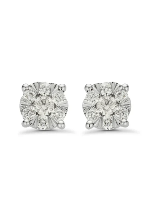 Gouden oorsieraden, 0.27 ct diamant, Enchanted